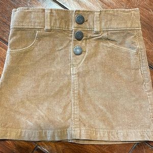 Corduroy Skirt, Brown Girl’s Size 3T